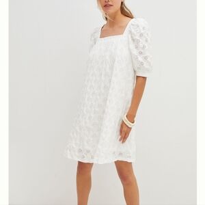 NWT Maeve Eyelet Mini Dress